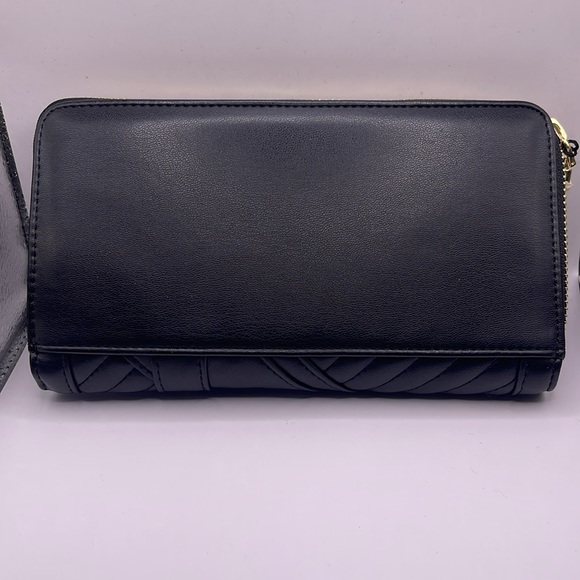 Love Moschino gold heart studded wallet black NWT - Picture 5 of 6